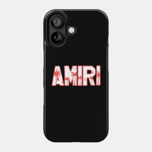 AMIRI Bold Graffiti Font Phone Case
