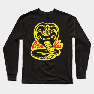 Cobra Kai Logo Karate Kid Long Sleeve T-Shirt