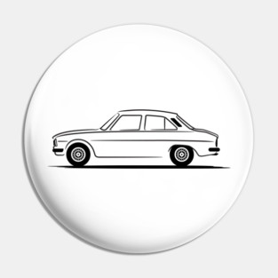 Peugeot 504 Black Pin