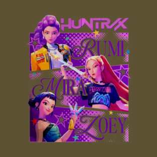 HUNTRIX Kpop Demon Hunters M4213 Shorts