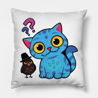 K-POP demon hunters tiger and bird Pillow