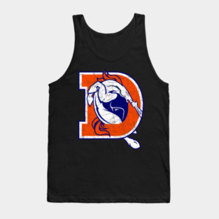 Denver Broncos Alternate Logo Left Chest Tank Top