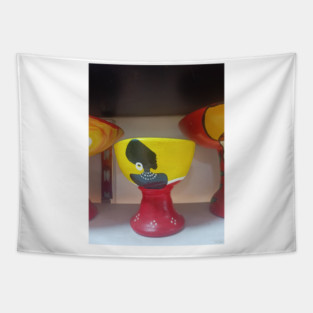Tribal Chalice Art Tapestry