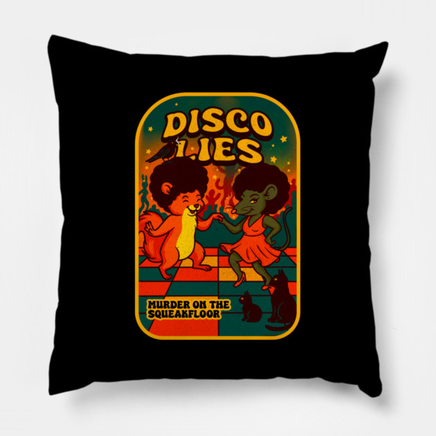 DISCO LIES Pillow by Fabrik