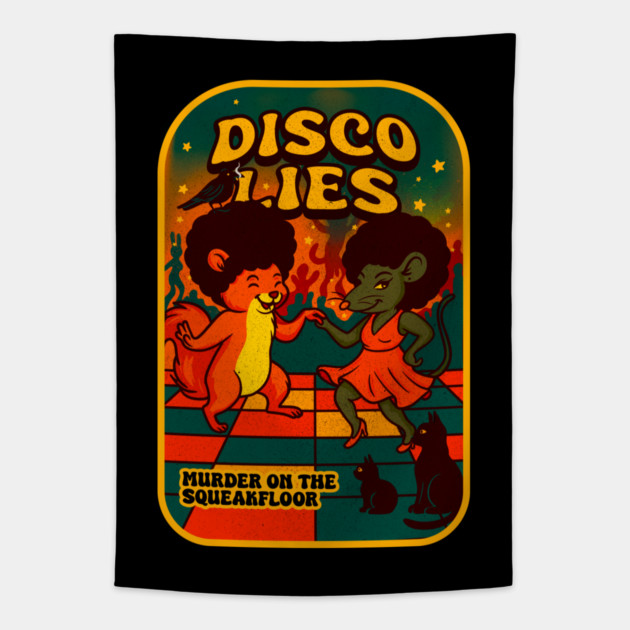 DISCO LIES Tapestry by Fabrik