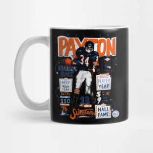 Walter Payton Chicago Stats Mug