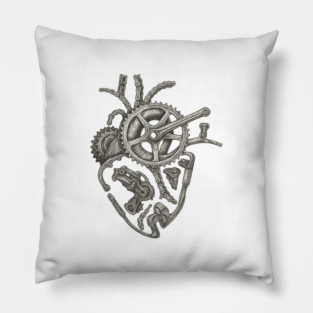 Mountain Biking Heartbeat Bike Pillow