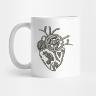 Mountain Biking Heartbeat Bike Mug
