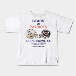 Bears Vs Patriots 86 Classic Aesthetic Kids T-Shirt