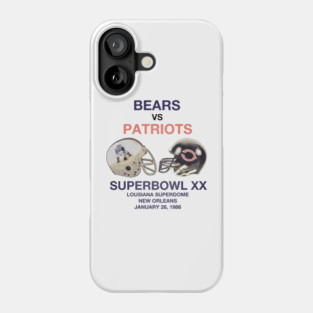 Bears Vs Patriots 86 Classic Aesthetic Phone Case