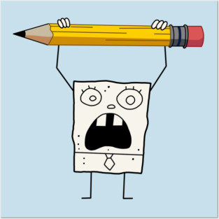 Doodlebob // Spongebob Squarepants Posters and Art