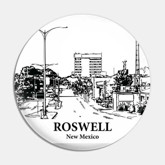 Roswell - New Mexico Pin by Lakeric