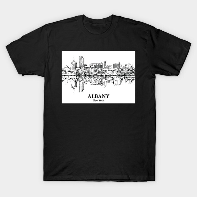 Albany - New York T-Shirt by Lakeric