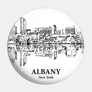 Albany - New York Pin