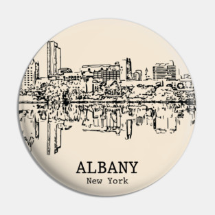 Albany - New York Pin
