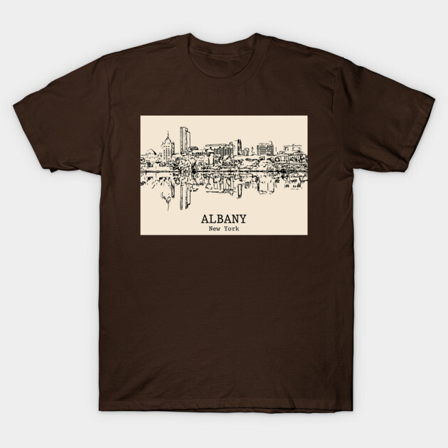 Albany - New York T-Shirt by Lakeric