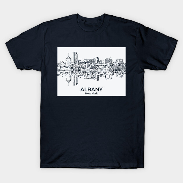 Albany - New York T-Shirt by Lakeric