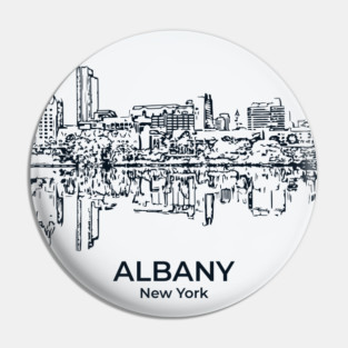 Albany - New York Pin
