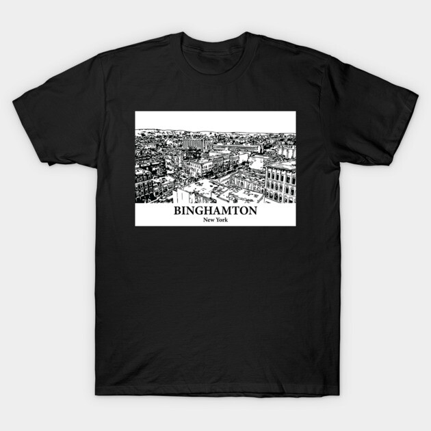 Binghamton - New York T-Shirt by Lakeric