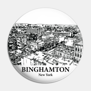 Binghamton - New York Pin