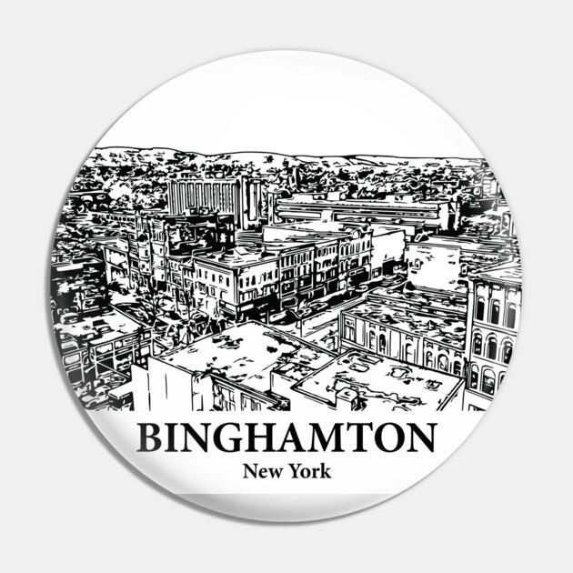 Binghamton - New York Pin by Lakeric