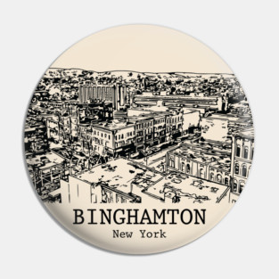 Binghamton - New York Pin