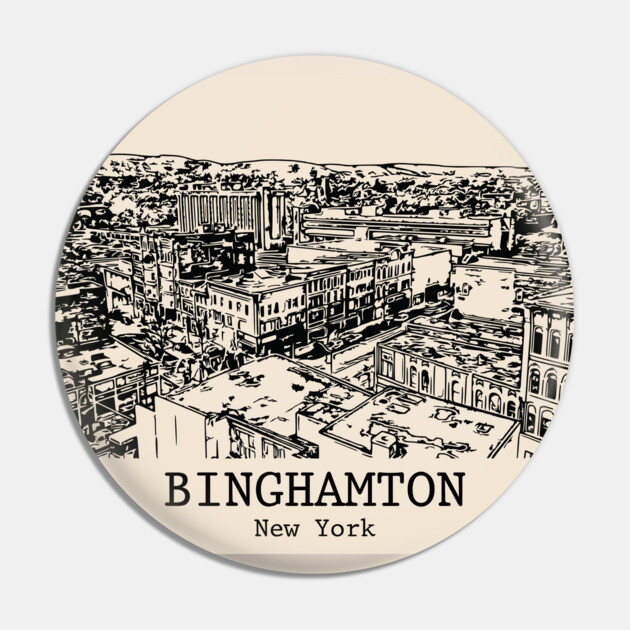 Binghamton - New York Pin by Lakeric
