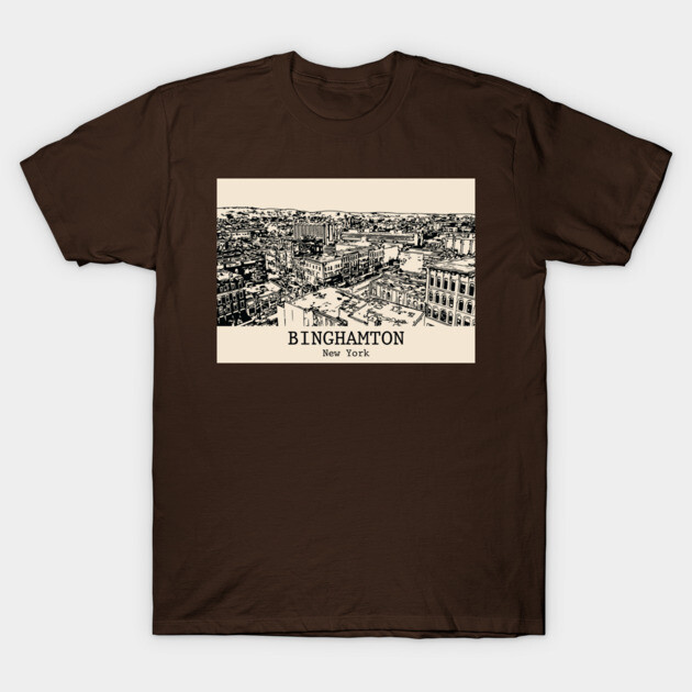 Binghamton - New York T-Shirt by Lakeric
