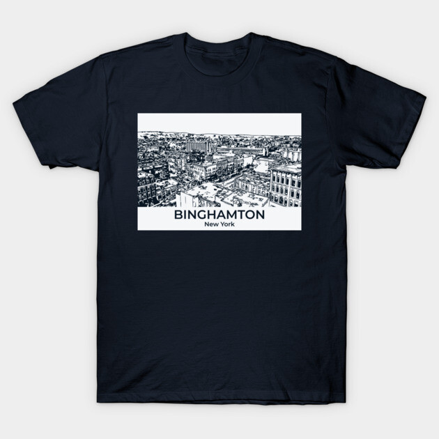 Binghamton - New York T-Shirt by Lakeric