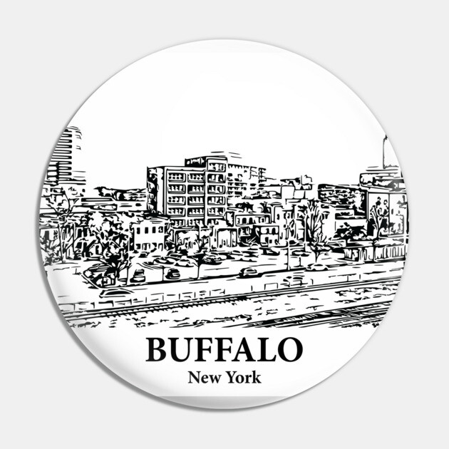 Buffalo - New York Pin by Lakeric