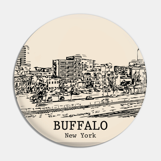 Buffalo - New York Pin by Lakeric