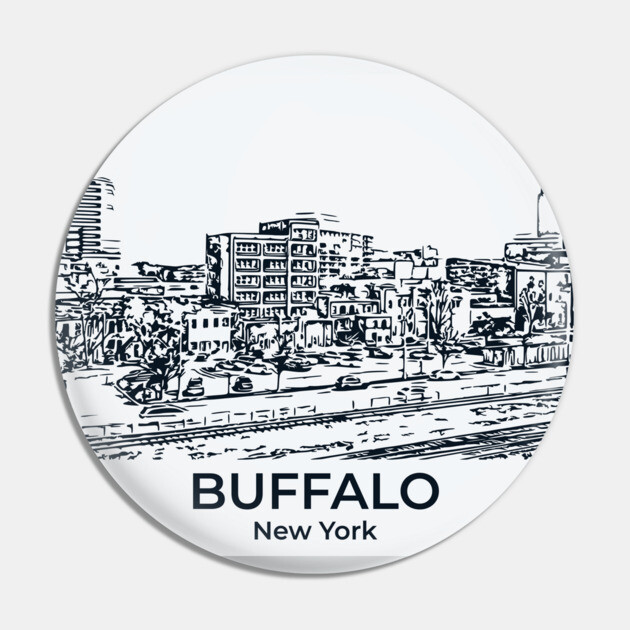 Buffalo - New York Pin by Lakeric