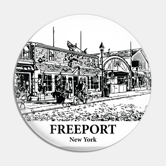 Freeport - New York Pin by Lakeric