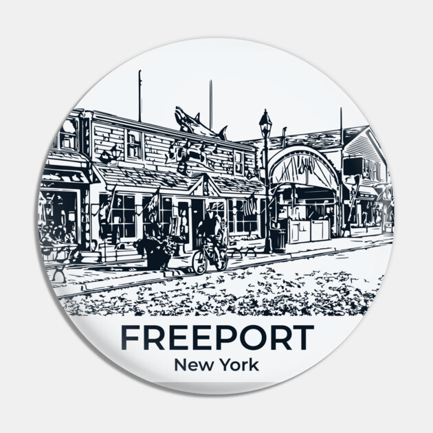 Freeport - New York Pin by Lakeric
