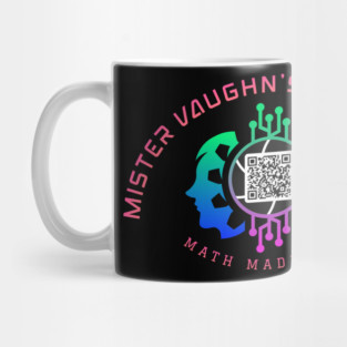 Mister Vaughn's Classroom QR Logo Mug