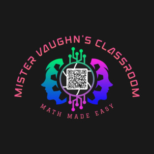 Mister Vaughn's Classroom QR Logo T-Shirt