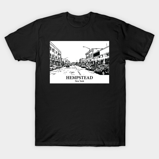 Hempstead - New York T-Shirt by Lakeric