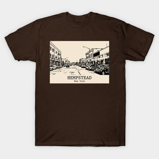 Hempstead - New York T-Shirt by Lakeric