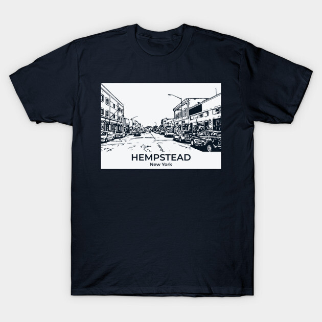 Hempstead - New York T-Shirt by Lakeric