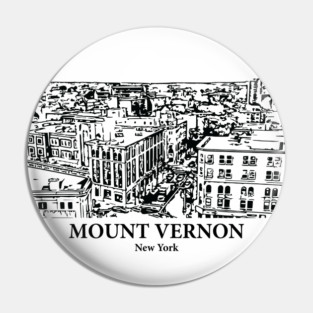 Mount Vernon - New York Pin