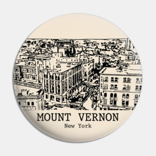 Mount Vernon - New York Pin