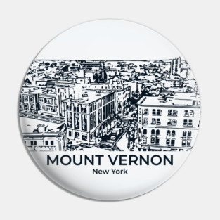 Mount Vernon - New York Pin