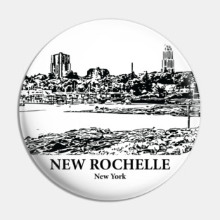 New Rochelle - New York Pin