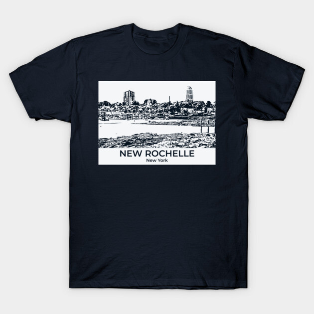 New Rochelle - New York T-Shirt by Lakeric