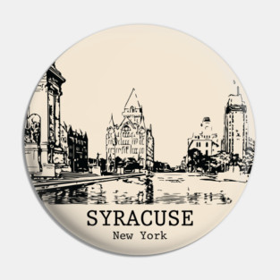Syracuse - New York Pin