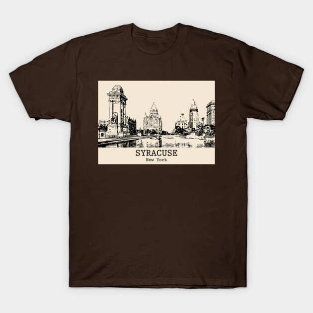 Syracuse - New York T-Shirt by Lakeric