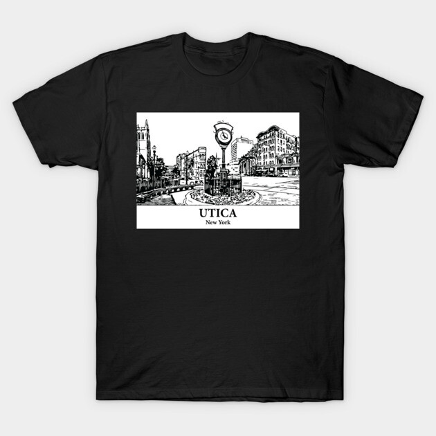 Utica - New York T-Shirt by Lakeric