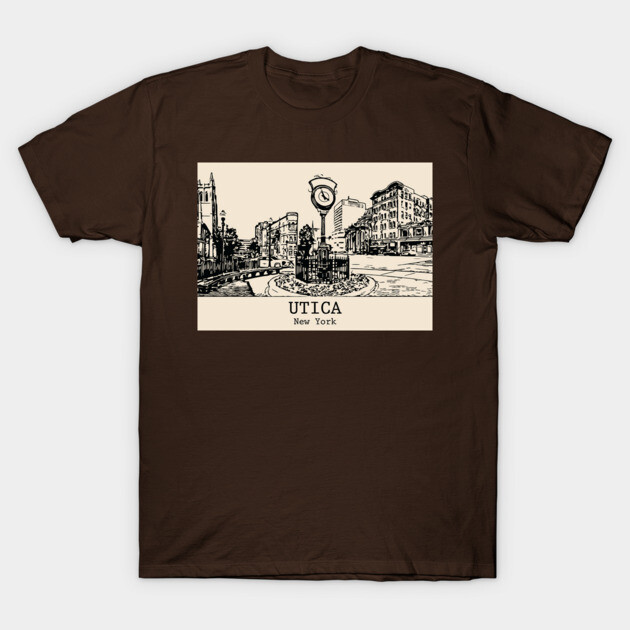 Utica - New York T-Shirt by Lakeric