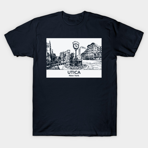 Utica - New York T-Shirt by Lakeric