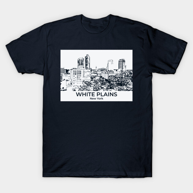 White Plains - New York T-Shirt by Lakeric